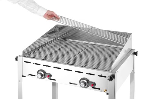 Grill " Green Fire" 2 - palnikowy 2 palniki - bez półki 11,6kW, 740x615x(H)825mm