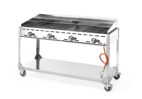 Grill gazowy Green Fire Profi Line 4-palnikowy, 22kW, 1400x612x(H)825mm