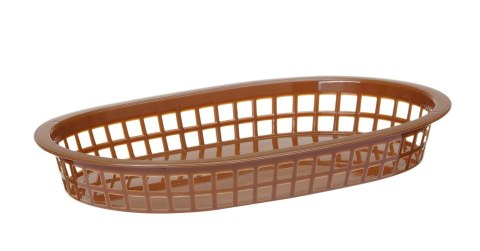 Koszyk do pieczywa owalny brązowy 275x175x(H)38mm