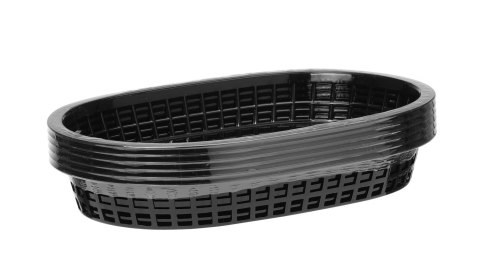 Koszyk do pieczywa owalny czarny 272x175x(H)38mm