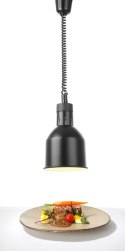Lampa do podgrzewania potraw- wisząca, cylindryczna średnica 175x(H)250, czarna