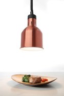 Lampa do podgrzewania potraw - wisząca - śr.175x(H)250mm miedziana