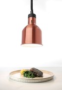 Lampa do podgrzewania potraw - wisząca - śr.175x(H)250mm miedziana