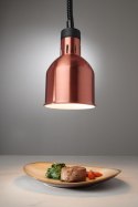 Lampa do podgrzewania potraw - wisząca - śr.175x(H)250mm miedziana