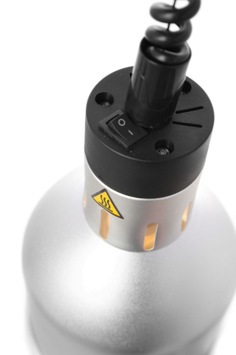 Lampa do podgrzewania potraw - wisząca - śr.175x(H)250mm srebrna
