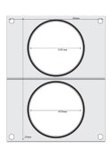 Matryca do zgrzewarki, 2x pojemnik do zupy ø115 mm