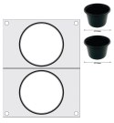 Matryca do zgrzewarki, 2x pojemnik do zupy ø115 mm