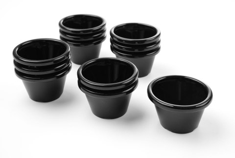 Miseczka ramekin, 45ml, czarny, 12 szt., ⌀60x(H)35mm
