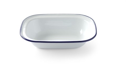 Naczynie prostokątne emaliowane 215x160 mm