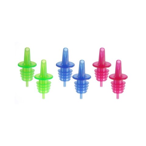 Nalewak BarUp 2 czerwone, 2 niebieskie, 2 zielone 6szt