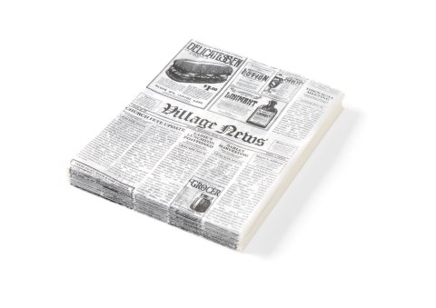 Papier pergaminowy, wydruk gazety, 500 szt., 200x250mm
