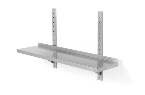 Półka wisząca regulowana, pojedyncza, z 2 konsolami, 800x300x(H)600mm