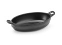 Rondelek czarny Little Chef mini - owalny