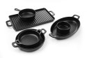 Rondelek czarny Little Chef mini - owalny