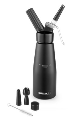 Syfon do bitej śmietany 0,5L, czarny, ⌀80x(H)260mm
