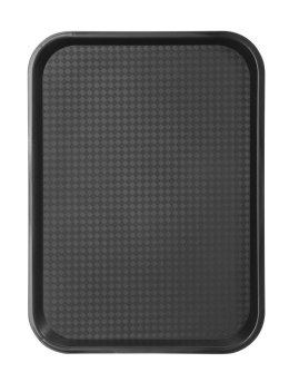 Taca z polipropylenu - FAST FOOD 305x415(H)20 mm czarna