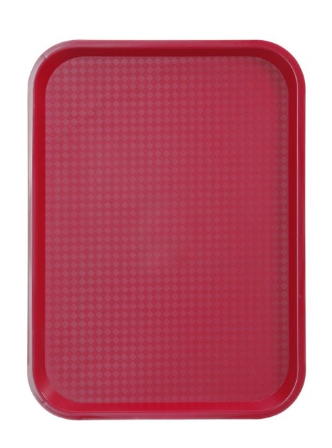 Taca z polipropylenu - FAST FOOD 305x415(H)20 mm czerwona