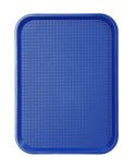 Taca z polipropylenu - FAST FOOD 305x415(H)20 mm niebieska