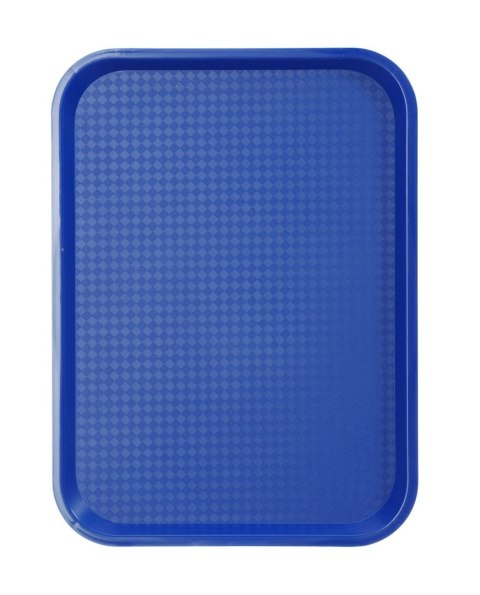Taca z polipropylenu - FAST FOOD 305x415(H)20 mm niebieska