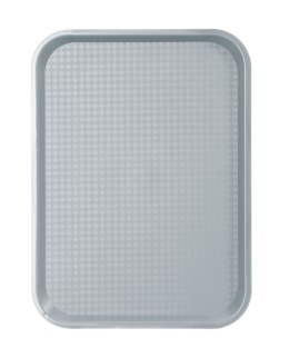 Taca z polipropylenu - FAST FOOD 305x415(H)20 mm szara