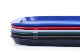 Taca z polipropylenu Fast Food szary, 350x450x(H)20mm