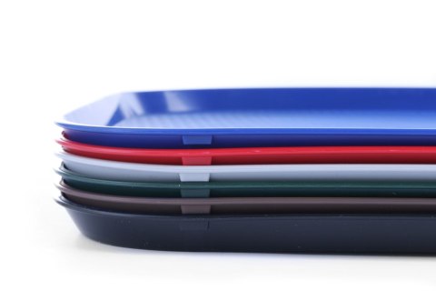 Taca z polipropylenu Fast Food szary, 350x450x(H)20mm