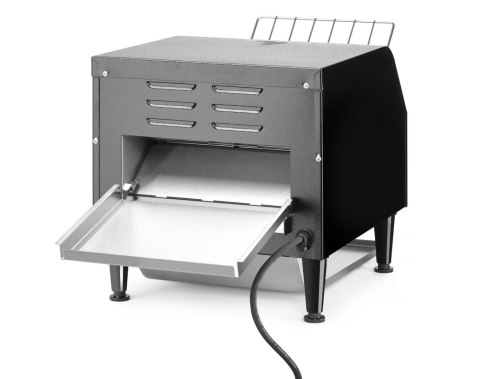 Toster przelotowy podwójny, czarny, 230V/2240W, 418x368x(H)415mm