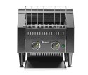 Toster przelotowy podwójny, czarny, 230V/2240W, 418x368x(H)415mm