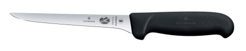 Victorinox Fibrox Nóż do trybowania z zagiętym ostrzem 15 cm, czarny