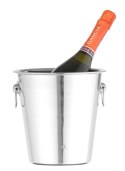 Wiadro do szampana, BarUp, 3,3L, srebrny, ⌀220x(H)190mm