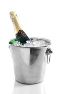 Wiadro do szampana, BarUp, 3,3L, srebrny, ⌀220x(H)190mm