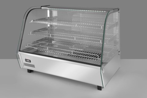 Witryna grzewcza nastawna, 160 litrów, 230V/1500W, 885x570x(H)680mm