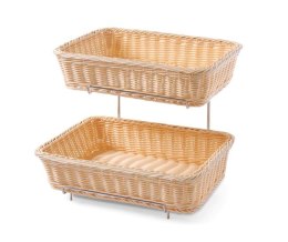 Koszyk do pieczywa - prostokątny GN 1/2 360x280x(H)290mm