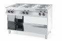Kuchnia elektryczna 6-płytowa na podstawie otwartej, 400V/15600W, 1200x700x(H)900mm