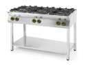 Kuchnia gazowa 6-palnikowa na podstawie otwartej, 28,5kW, 1200x700x(H)900mm