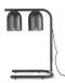 Lampa do podgrzewania potraw, podwójna, czarny, 230V/250W, 453x360x(H)790mm