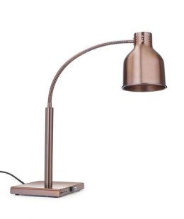 Lampa do podgrzewania potraw, giętka, miedziany, 220-240V/250W, 268x203x(H)660mm