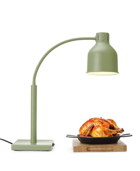 Lampa do podgrzewania potraw, giętka, zielony, 220-240V/250W, 268x203x(H)660mm