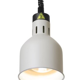 Lampa do podgrzewania potraw wisząca, cylindryczna, biały, 230V/250W, ?175x(H)250mm
