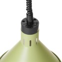 Lampa do podgrzewania potraw wisząca, stożkowa, zielony, 230V/250W, ?275x(H)250mm