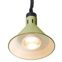 Lampa do podgrzewania potraw wisząca, stożkowa, zielony, 230V/250W, ?275x(H)250mm