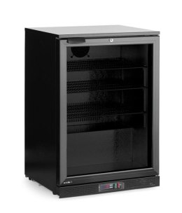 Lodówka barowa 1-drzwiowa, Arktic, 105L, czarna, 220-240V/120W, 600x530x(H)870mm