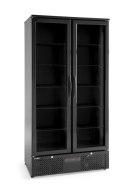 Lodówka barowa 2-drzwiowa, Arktic, 384L, czarny, 220-240V/365W, 900x530x(H)1820mm