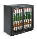 Lodówka na napoje 2-drzwiowa Arktic, 158L, czarny, 220-240V/160W, 900x520x(H)865mm