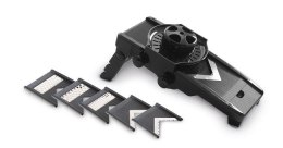 Mandolina typ V z zestawem tarcz, czarny, 130x335x(H)75mm