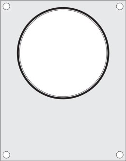 Matryca do zgrzewarki, pojemnik do zupy ø165 mm