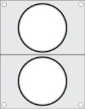 Matryca do zgrzewarki, 2x pojemnik do zupy ø115 mm