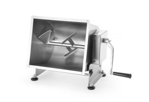 Mieszarka ręczna do mięsa na kiełbasę, przechylna misa 20L, 285x550x(H)385mm