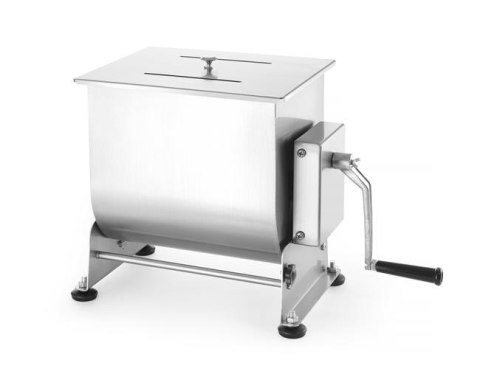 Mieszarka ręczna do mięsa na kiełbasę, przechylna misa 20L, 285x550x(H)385mm
