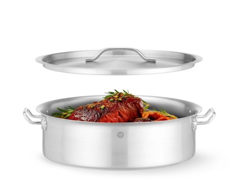 Garnek niski z pokrywką, 10,8L, ⌀360x(H)139mm